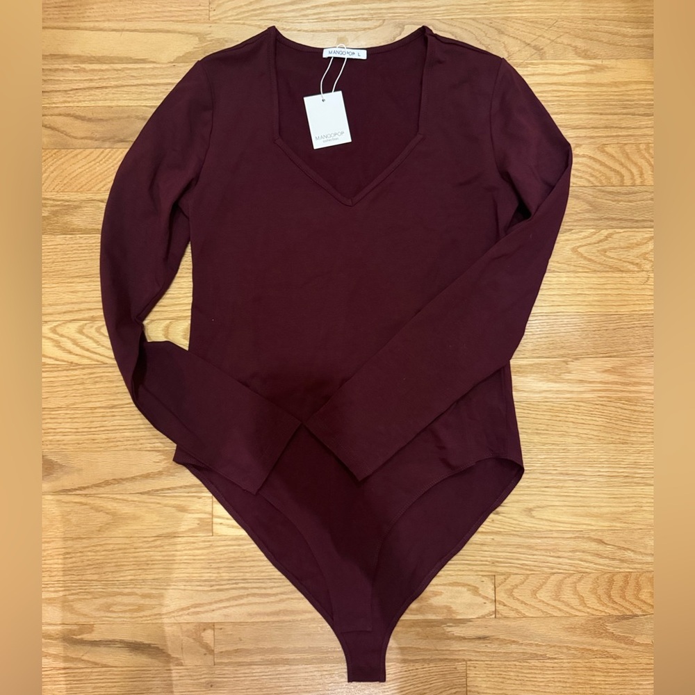 Mangopop V-Neck Body Suit